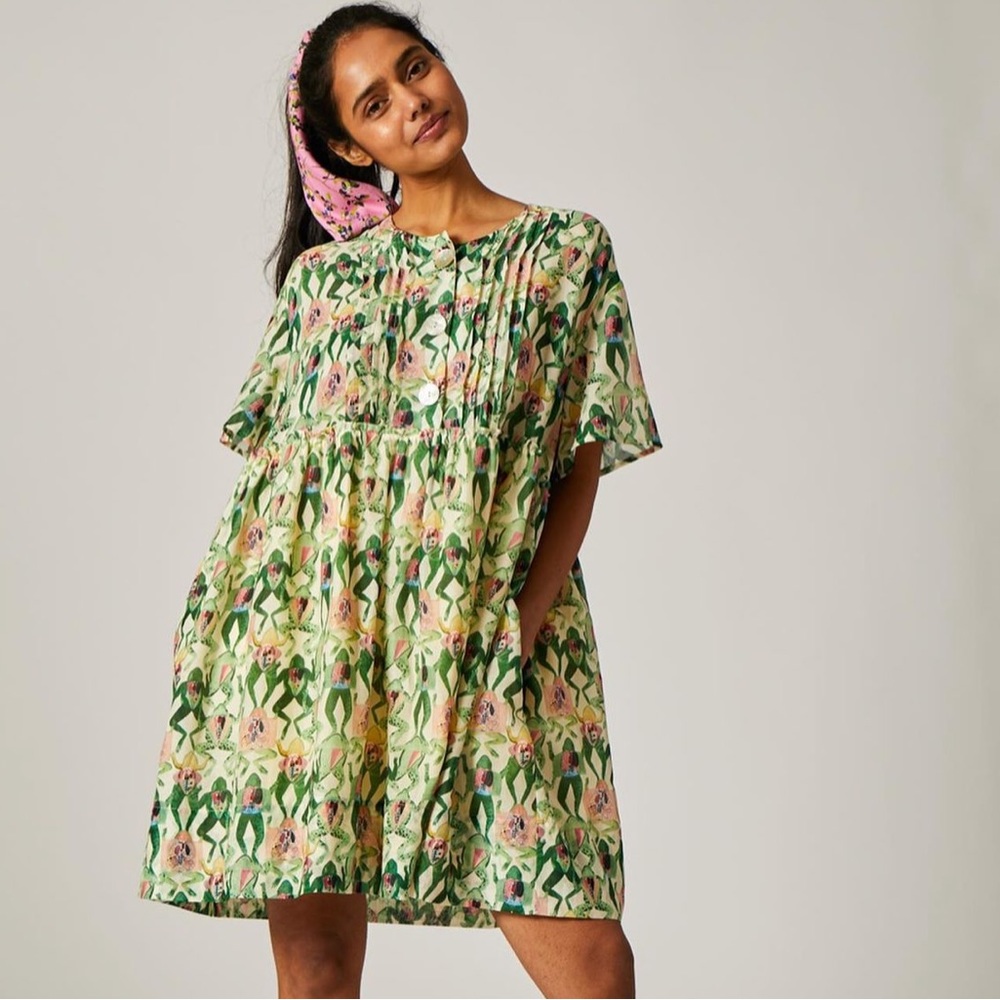 ISO Rachel Antonoff Howard Dress Dissected Frog Print